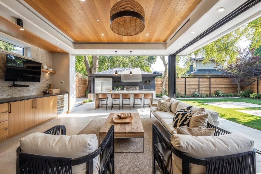 Transforming Outdoor Spaces: Enclosed Lanai and Open Terrace Inspiration